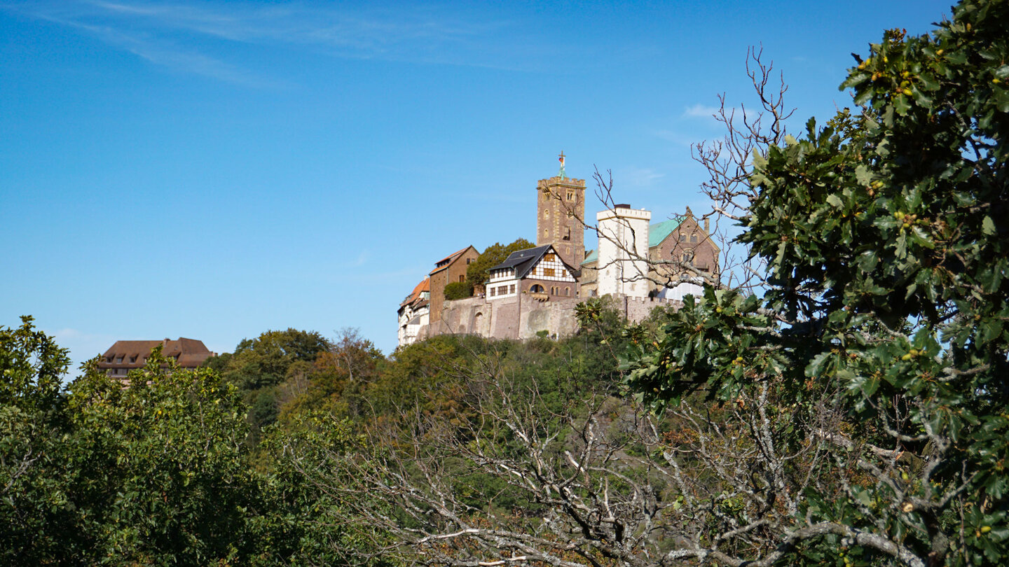 Blick auf die Wartburg ein Blick auf die Wartburg