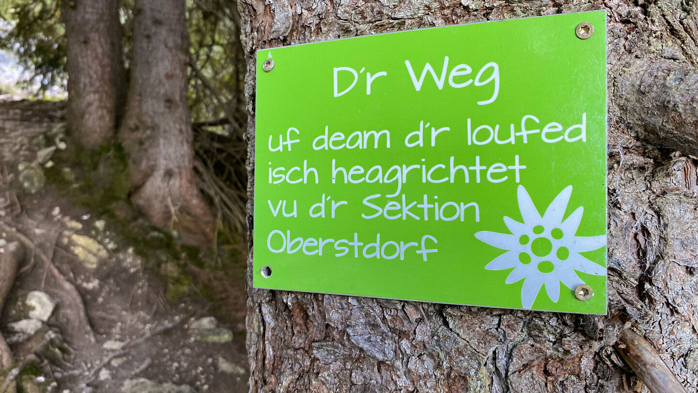 Danke an die DAV Sektion Oberstdorf Danke an die DAV Sektion Oberstdorf