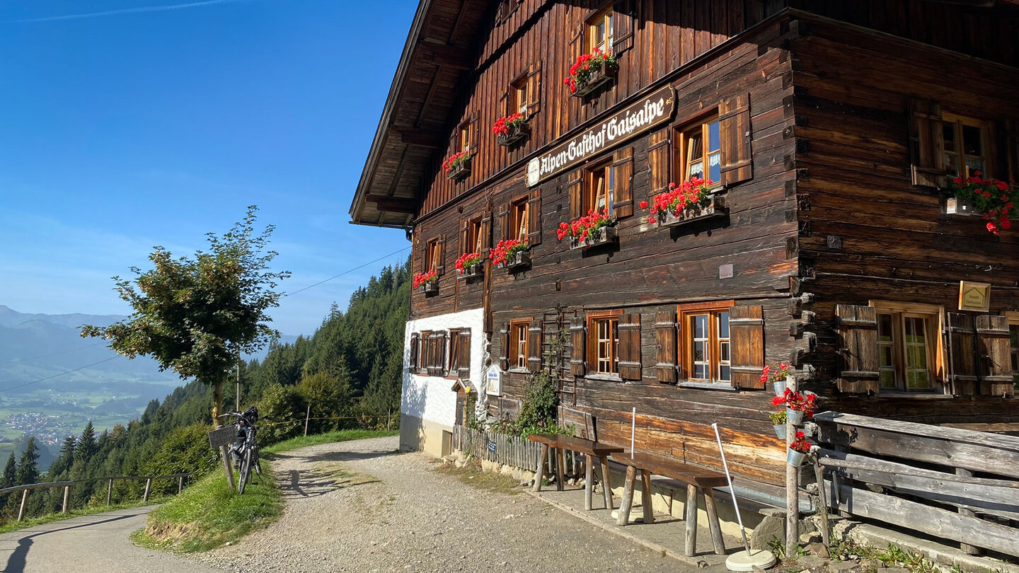 der Berggasthof Gaisalpe Berggasthof Gaisalpe