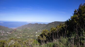 das Valle de Palmar bei der Abwanderung nach Las Portelas