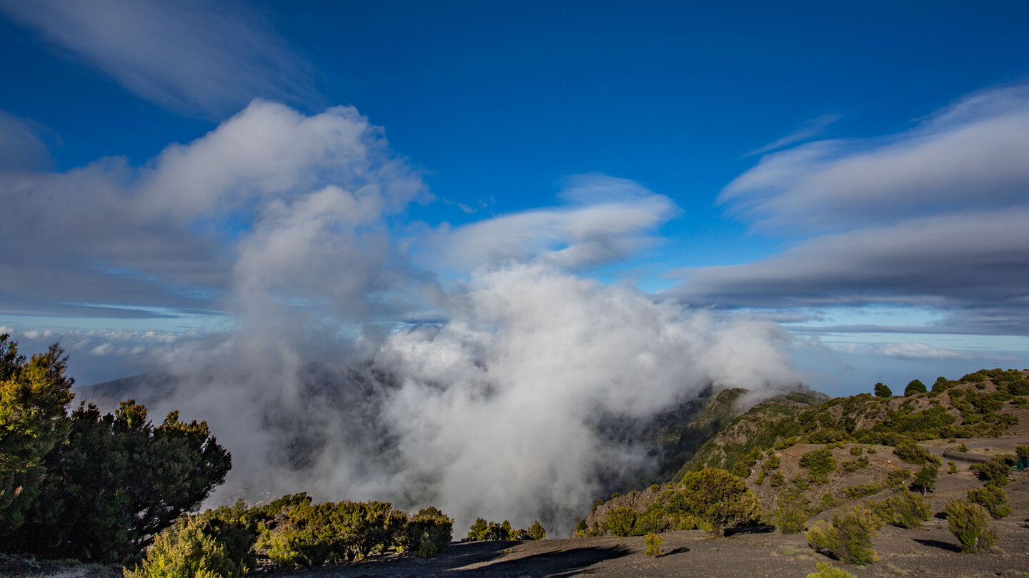 spektakuläres Wolkenschauspiel am Malpaso