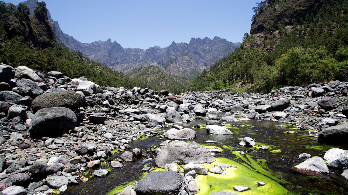 das Herz der Caldera ist die Playa de Taburiente