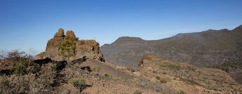 Berglandschaft am Tauro am Ausgangspunkt der Wanderung