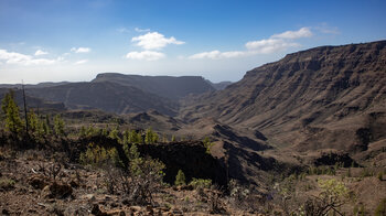 Fernblick über den Barranco de Tauro