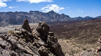 Blick über die Ebene Llano de Ucanca Richtung Boca Tauce