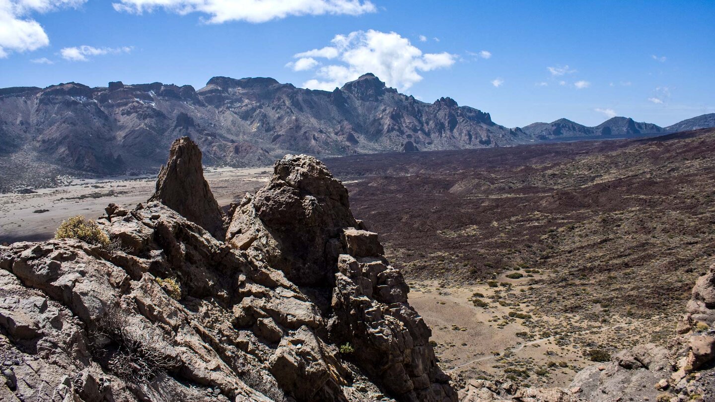 Blick über die Ebene Llano de Ucanca Richtung Boca Tauce