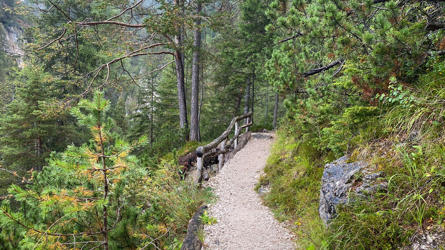 wandern auf schönen Bergwegen