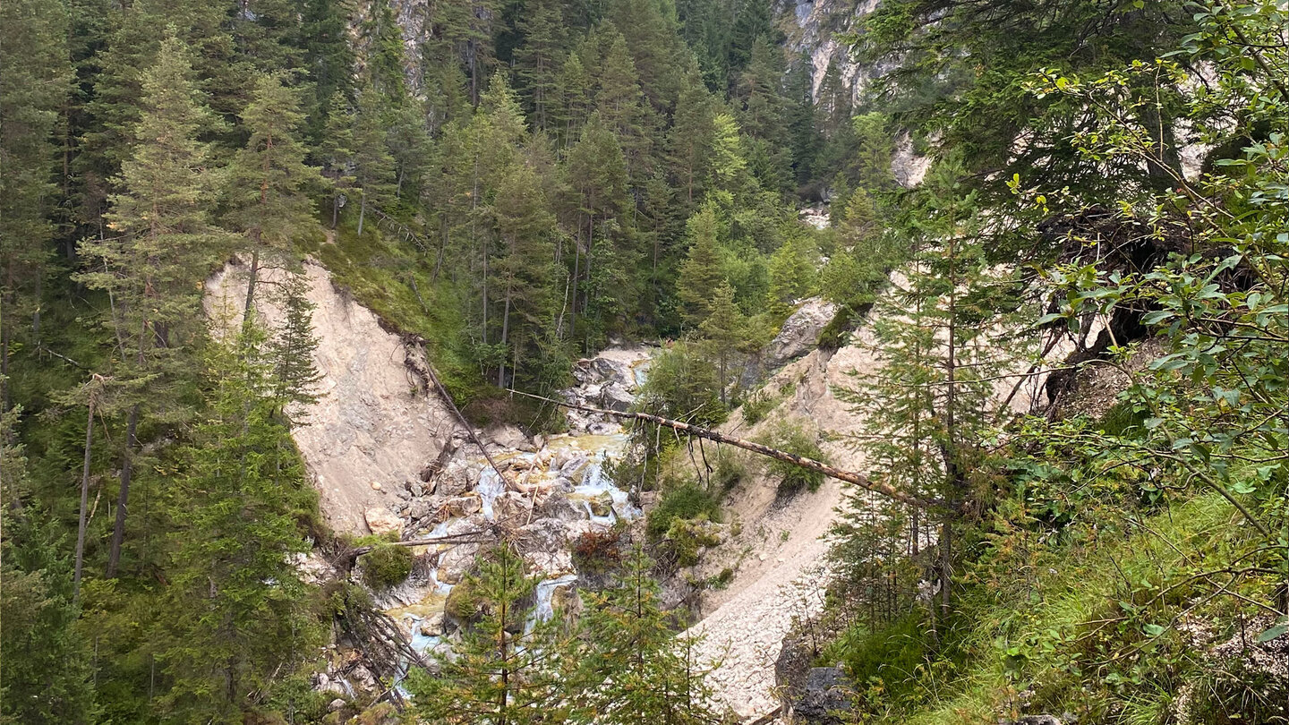 Blick zum Tschaminbach