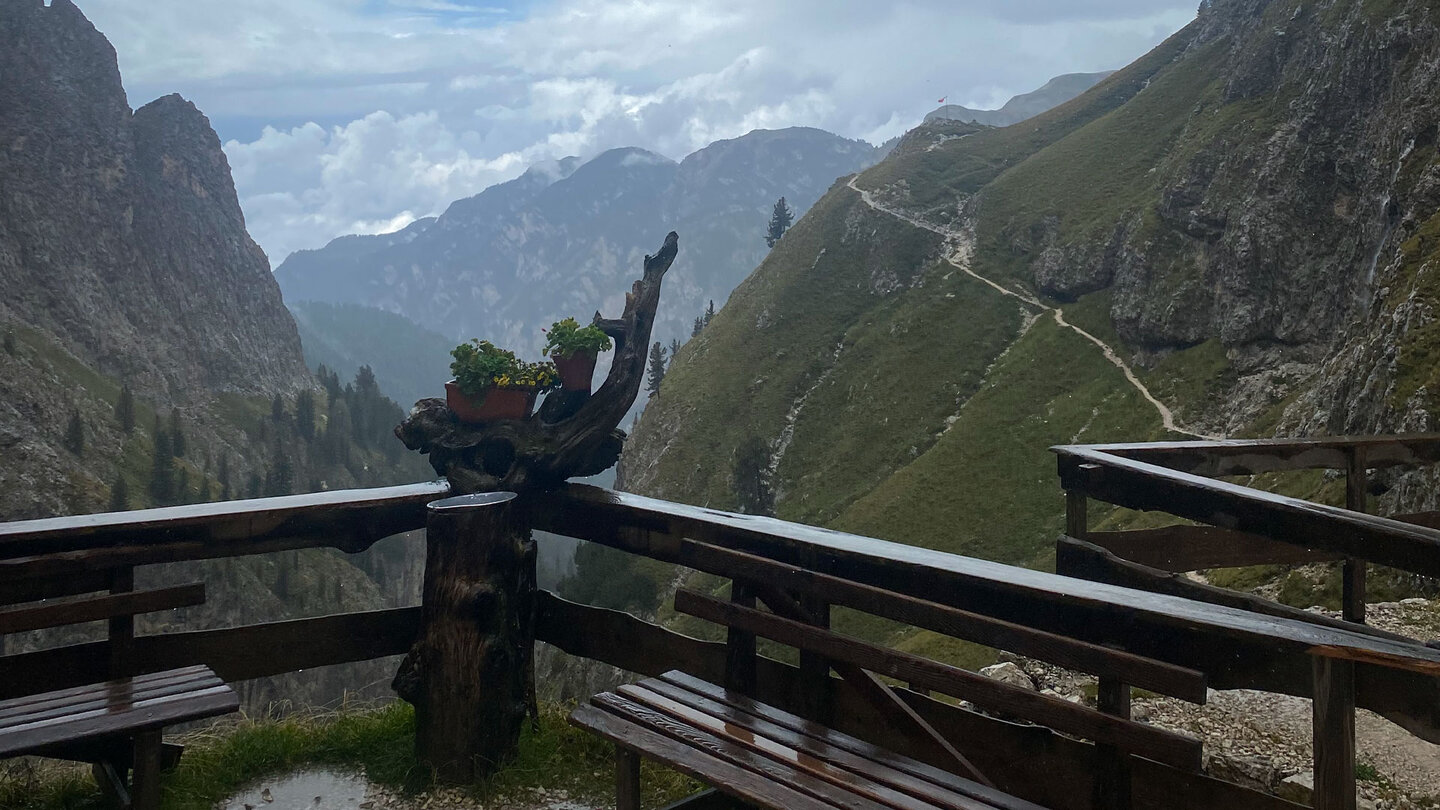 Ausblick von der Grasleitenhütte