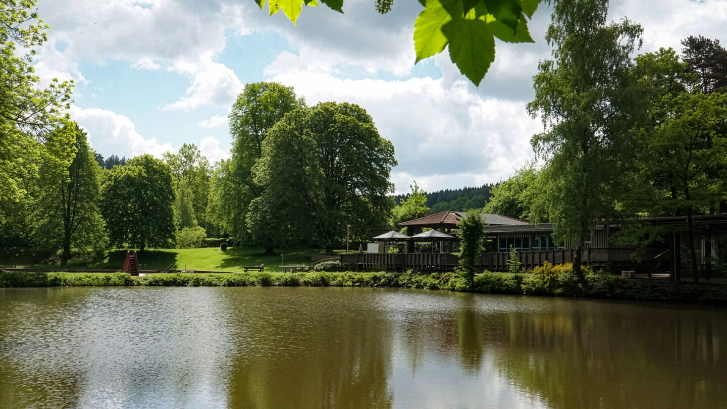 Naturbad am Campingplatz Wallenstein