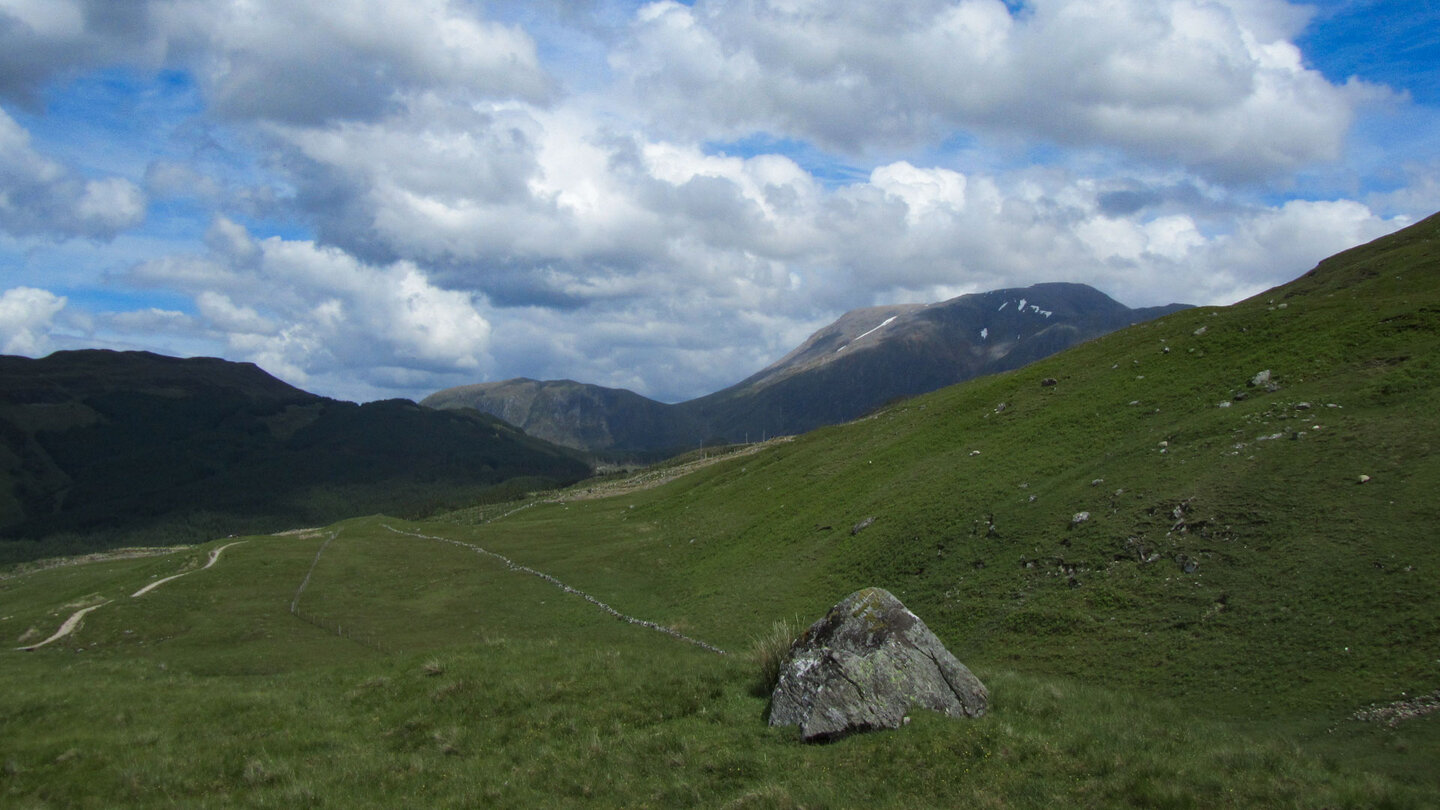 erster Ausblick auf den Ben Nevis Ausblick auf den Ben Nevis
