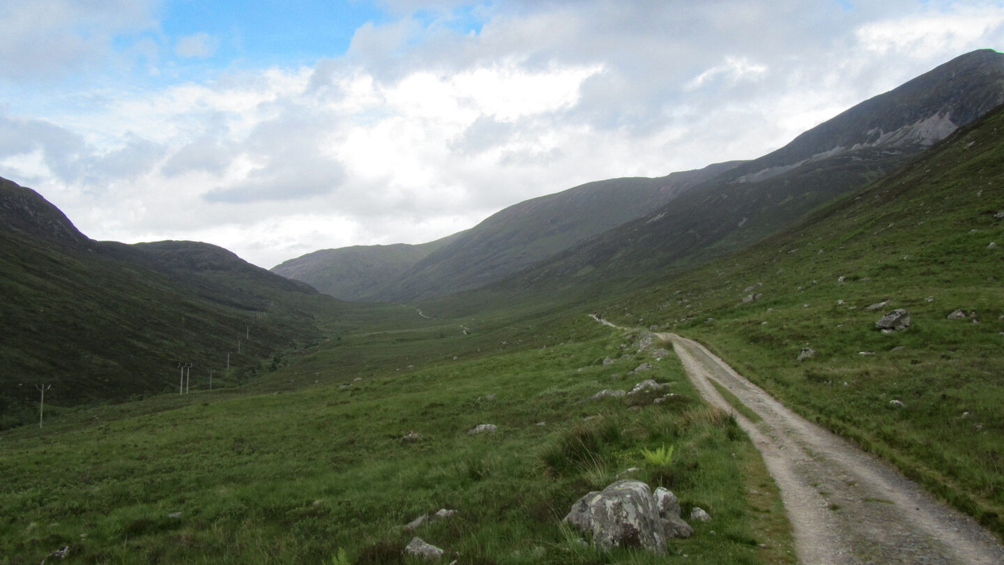 West Highland Way im Hochtal Lairigmor Hochtal Lairigmor