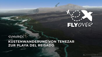 Tenesar nach Playa del Reisado: Küstenpfad auf Lanzarote – Flyover