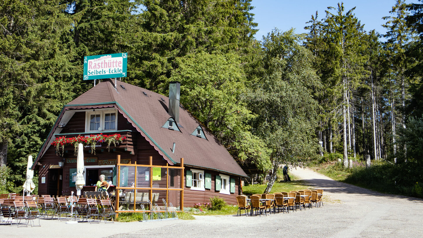 Startpunkt der Wanderung ist der Parkplatz am Seibelseckle