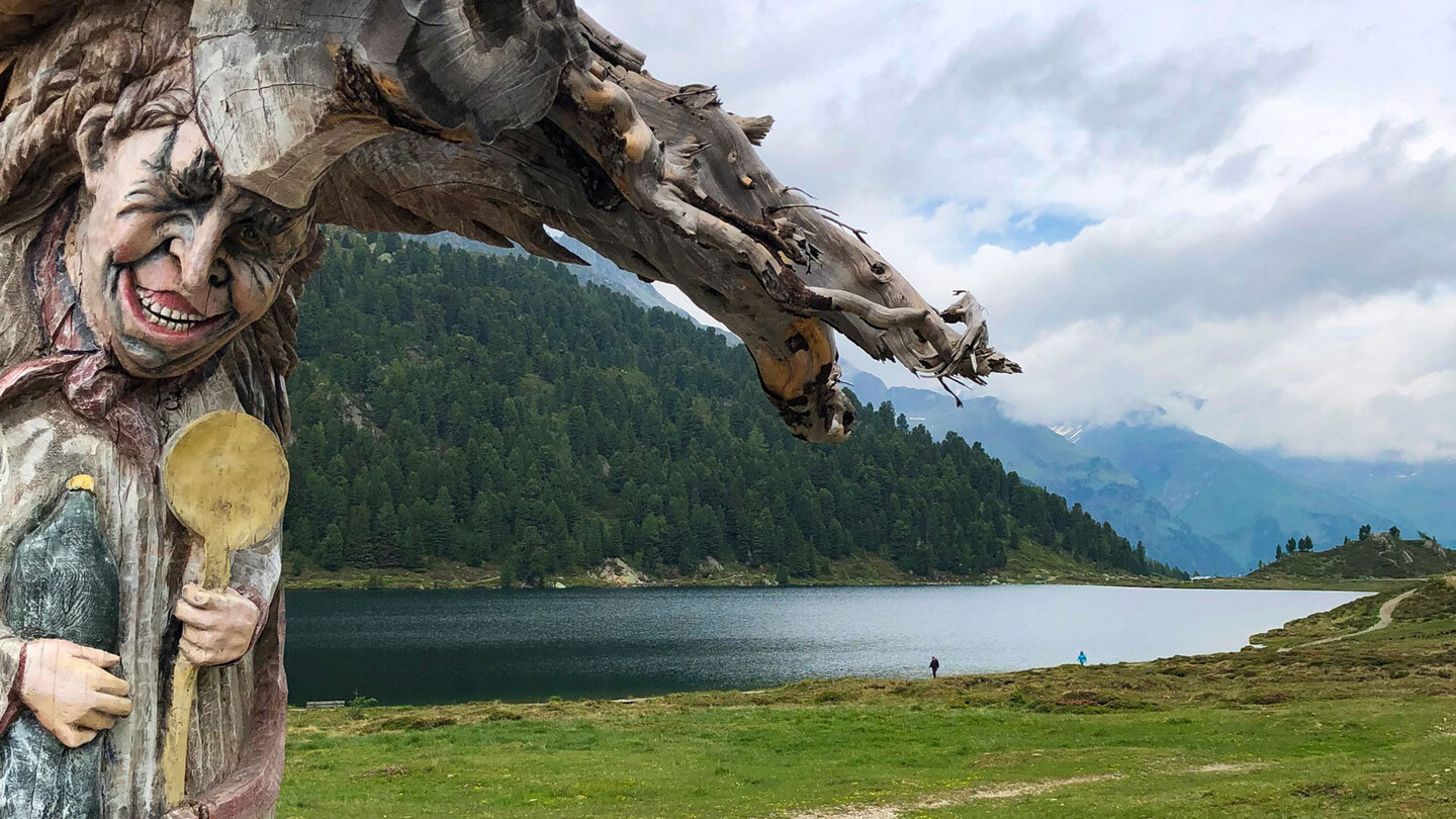 Blick auf den Obersee am Staller Sattel der Obersee am Staller Sattel
