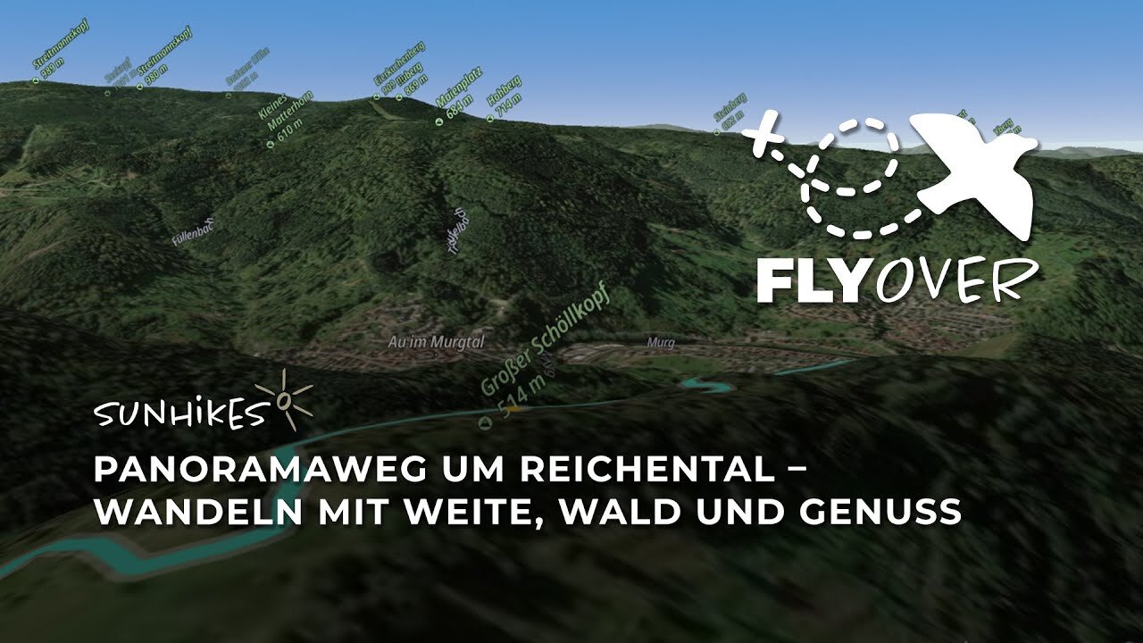 Panoramaweg um Reichental – Flyover