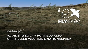 Teneriffa: Wanderweg 24 Portillo Alto – Teide-Blick im Flyover!