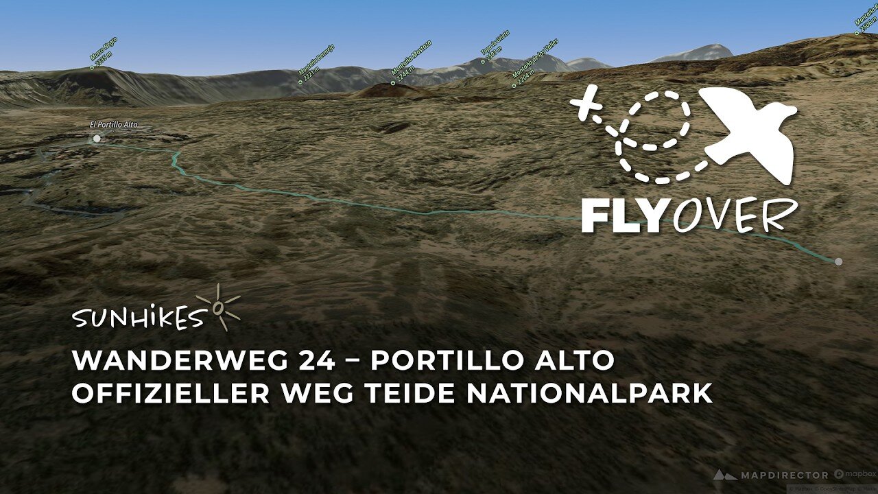 Teneriffa: Wanderweg 24 Portillo Alto – Teide-Blick im Flyover!