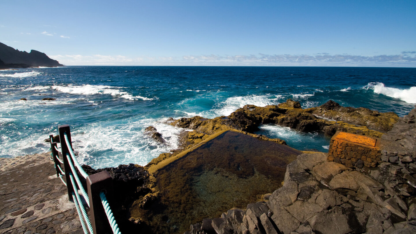 die Naturschwimmbecken Piscinas de La Fajana auf La Palma