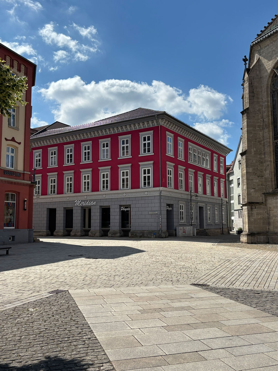 Marktplatz in Meiningen an der Werra Marktplatz in Meiningen