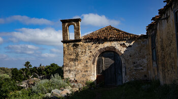 die Ruine der Kirche am verlassenen Landgut Las Palmas