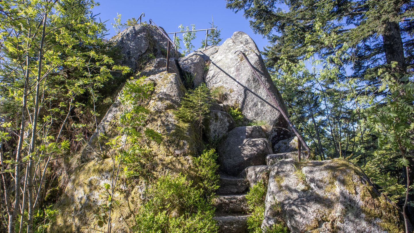 Granitfelsen des Karlstein am Hauenstein