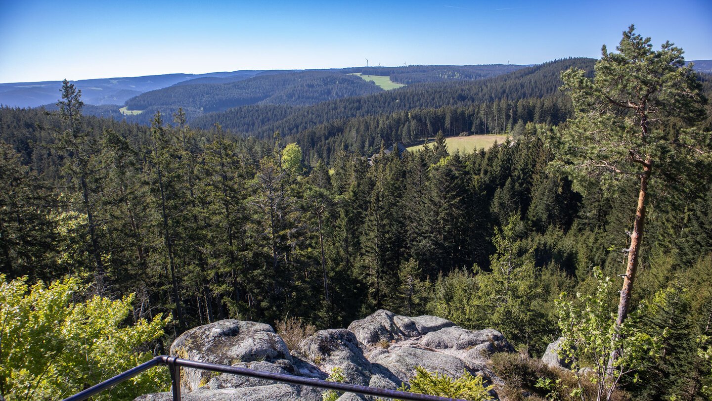 Schwarzwaldpanorama vom Gipfel des Karlstein