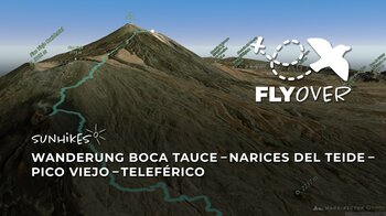 Vulkan-Extremtour auf Teneriffa: Von Boca Tauce über den Pico Viejo zur Seilbahn im Flyover
