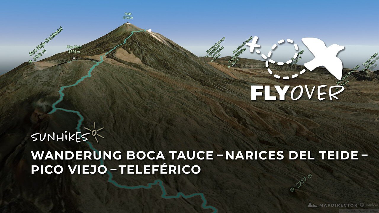 Vulkan-Extremtour auf Teneriffa: Von Boca Tauce über den Pico Viejo zur Seilbahn im Flyover