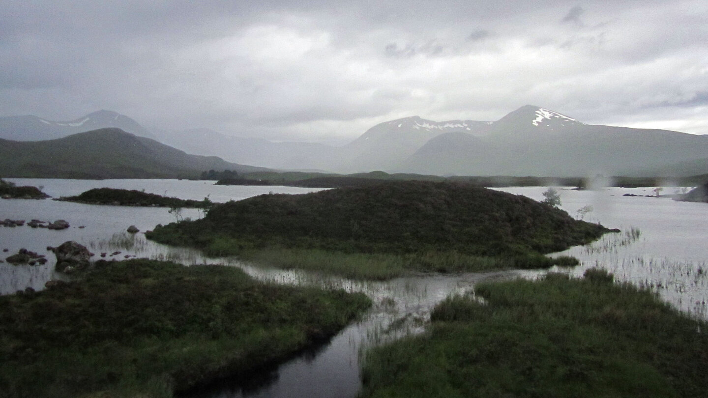 Blick aufs Rannoch Moor am West Highland Way Blick aufs Rannoch Moor