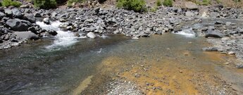 bei Dos Aguas fließen der Rio Taburiente und der Rio Almendro Amargo zusammen