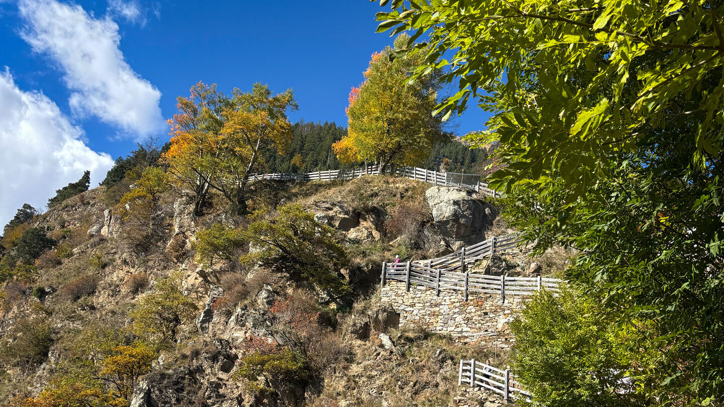 Aufstieg zur Aussicht Hochmuth