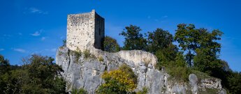 Höhenburg Dietfurt im Oberen Donautal