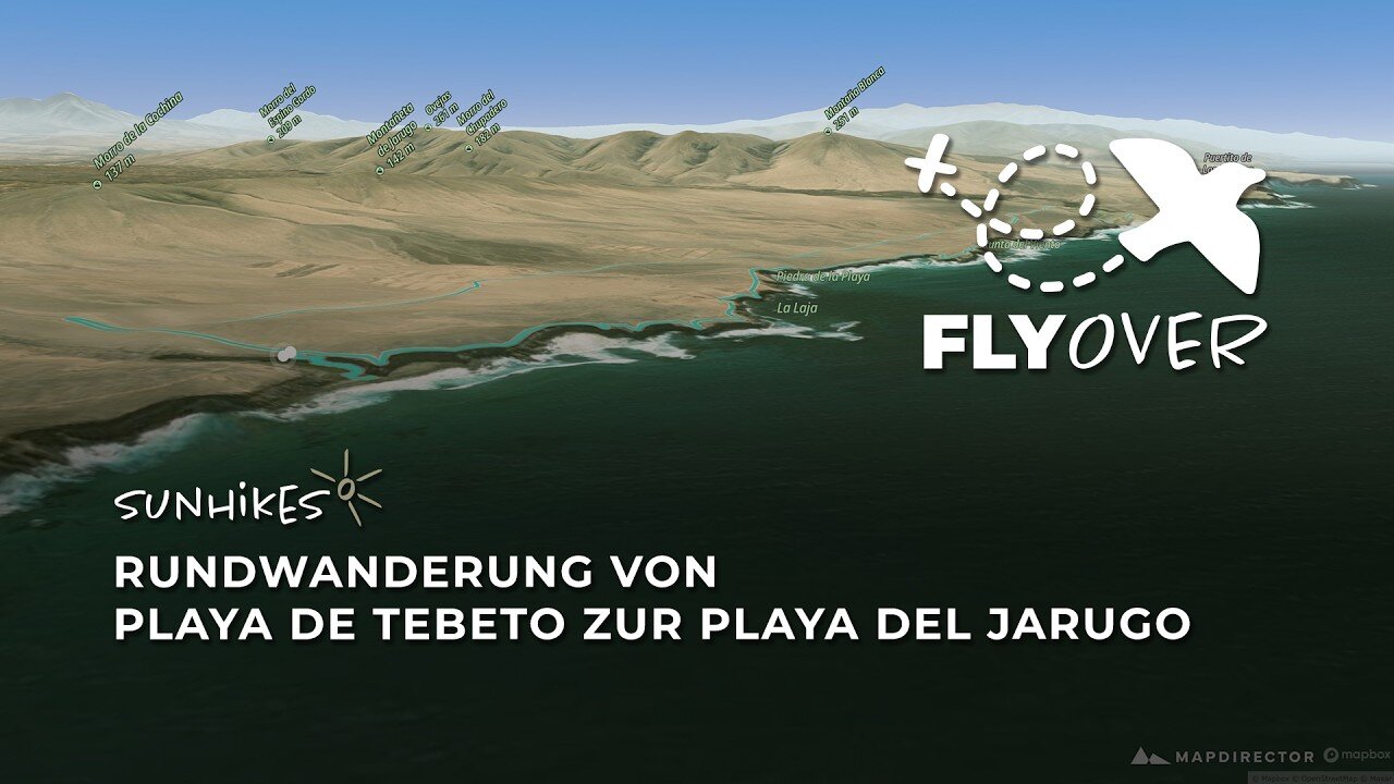 Im Flyover Video von Strand zu Strand: Wilde Westküstentour zur Playa del Jarugo