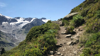 Panoramablick zum Taschachferner