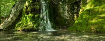 Oberer Gütersteiner Wasserfall auf der Schwäbischen Alb