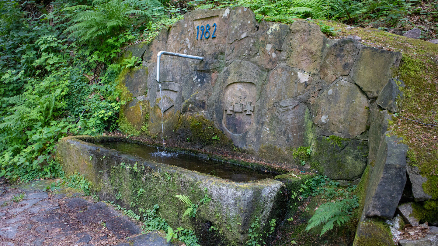 Brunnen beim Grundbächle entlang der Route