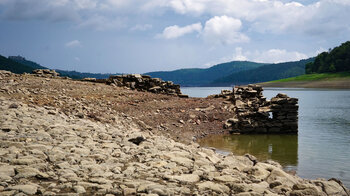 Ruinen der Bericher Hütte am Edersee