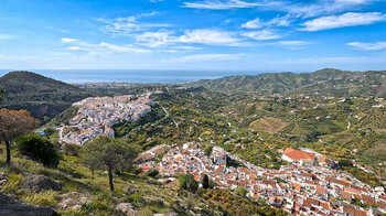 Frigiliana und das Mittelmeer