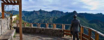 Blick vom Mirador de Unamuno auf Gran Canaria