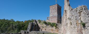 ein Highlight der letzten Etappe des Westwegs ist die Burgruine Rötteln