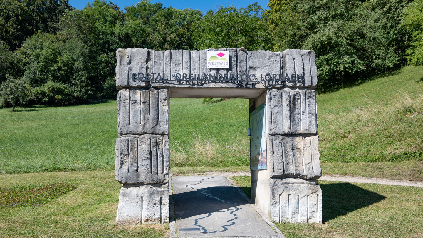 Westwegportal Dreiländerblick Lörrach