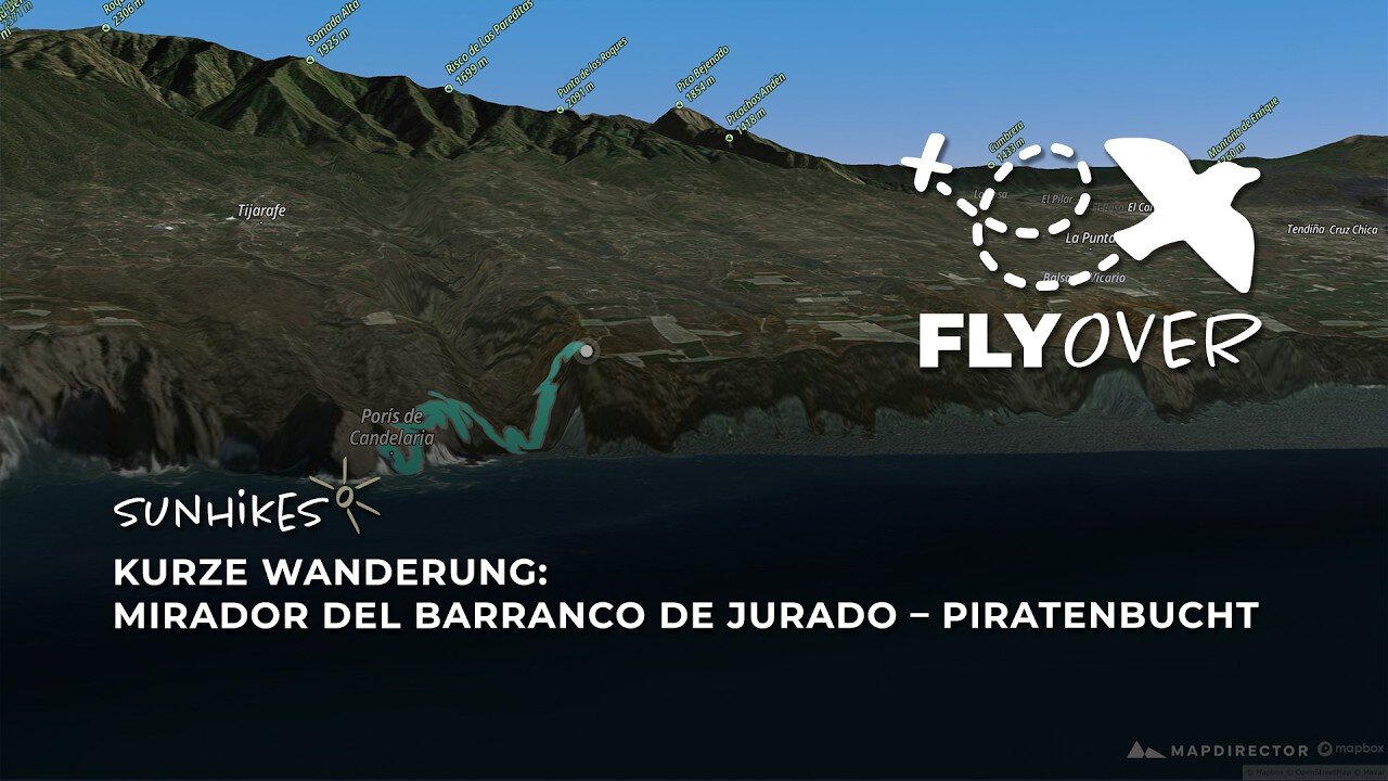 Schweißtreibendes Auf und Ab zur Piratenbucht – La Palma: Das Flyover durch den Barranco del Jurado