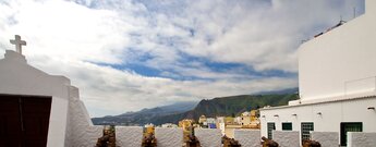 die Aussicht vom Wehrgang des Castillo de Santa Catalina in Santa Cruz de La Palma