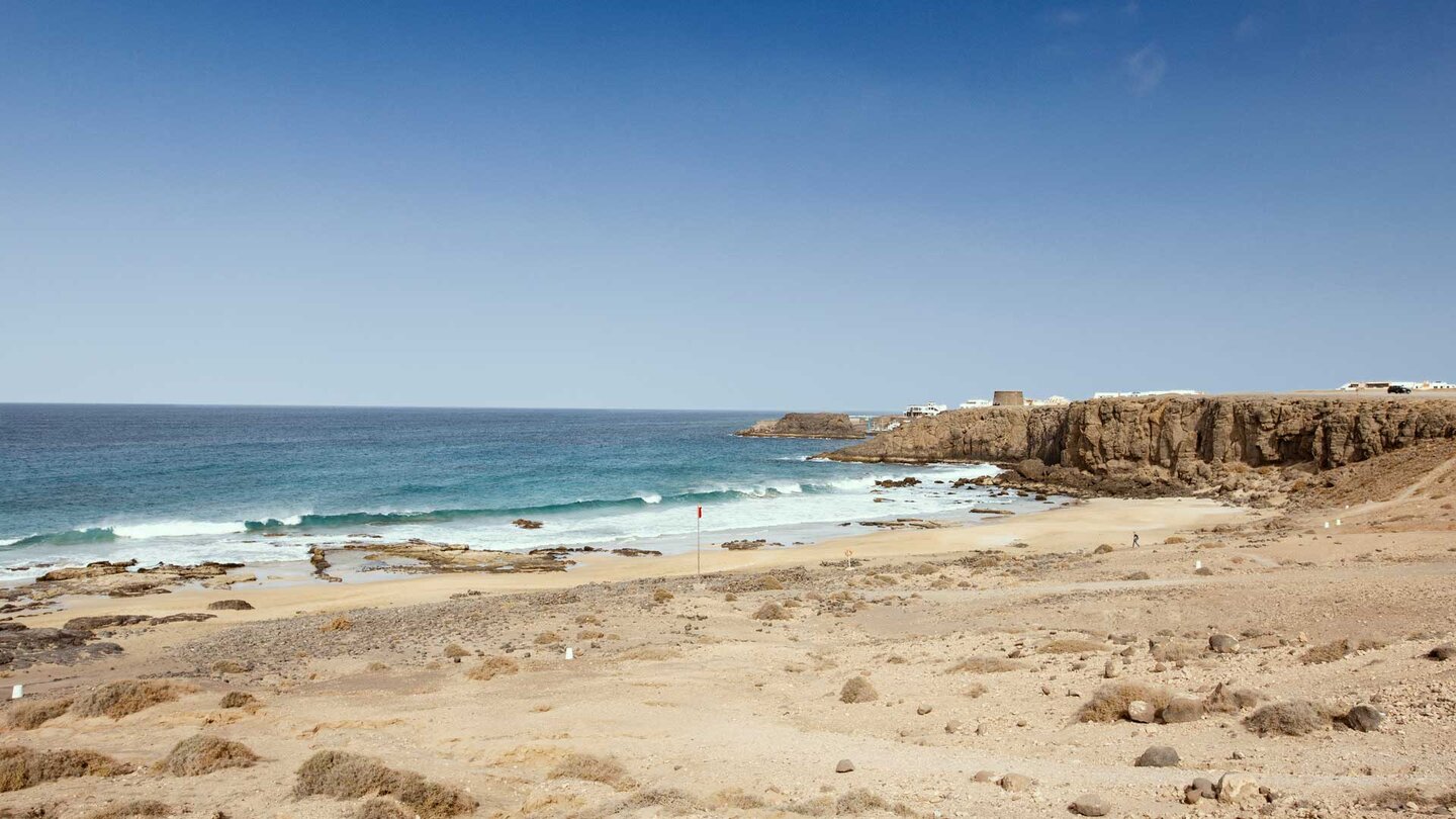 die Strände von El Castillo und Aljibe de la Cueva bei El Cotillo