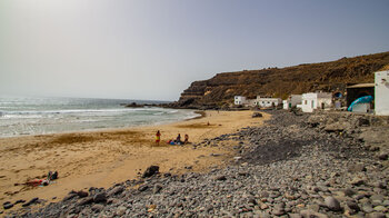 Strand vor dem kleinen Örtchen Puertito de los Molinos