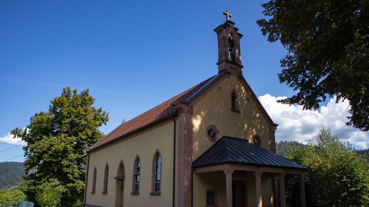 die Kapelle Maria Hilf oberhalb von Forbach