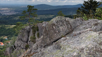 Ausblick von den großen Lautenfelsen