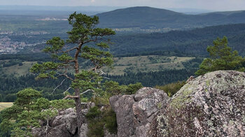 Aussicht vom großen Lautenfelsen