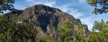 die steile Nordflanke des Pico Bejenado